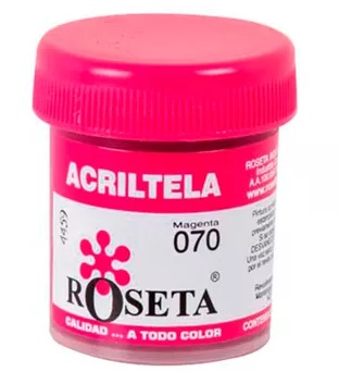 ACRILTELA R:070 MAGENTA CLARO - ESTUCHE X 6 UNIDADES