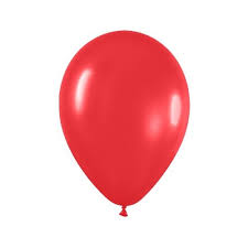 GLOBO R-6 FASHION PARTYTEX ROJO PAQUETE*20