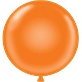 GLOBO R-40 FASHION PARTYTEX NARANJA PAQUETE*3