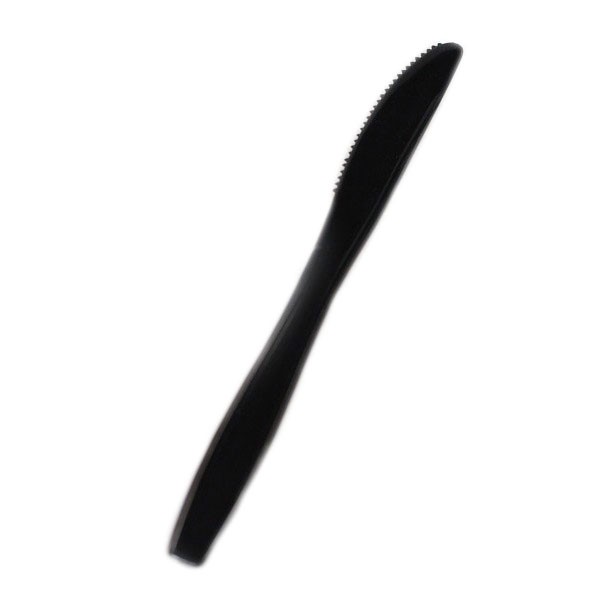 CUCHILLO PAQUETE*10 NEGRO L12694
