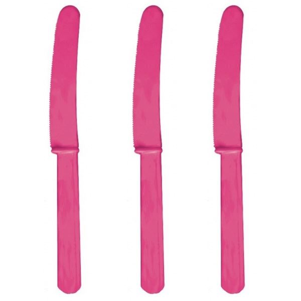 CUCHILLO PAQUETE*10 FUCSIA L12635