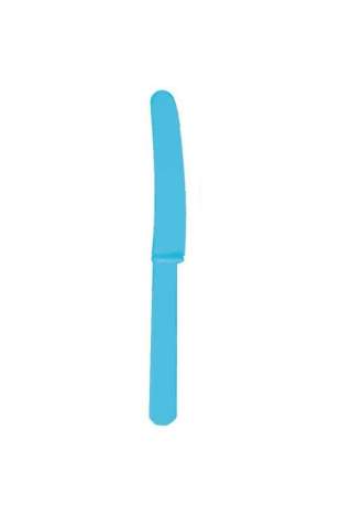 CUCHILLO PAQUETE*10 CELESTE L12608