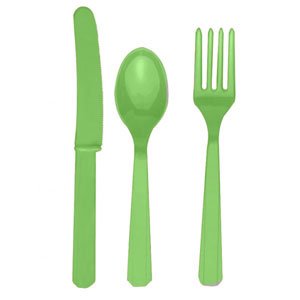 CUCHILLO PAQUETE*10 VERDE LIMON L12643