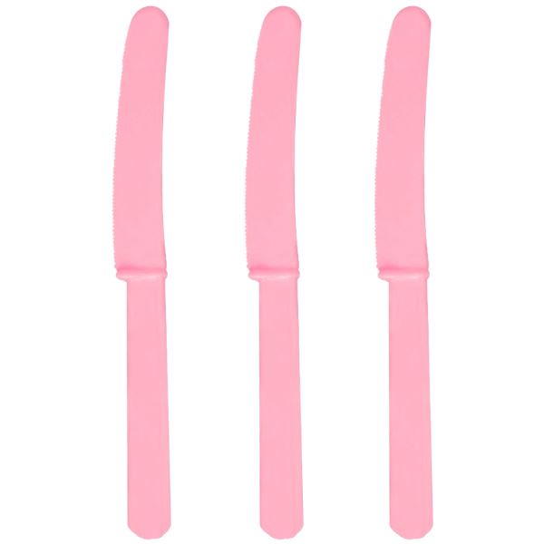 CUCHILLO PAQUETE*10 ROSADO L12626