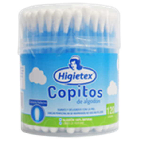 COPITOS HIGIETEX TARRO X 100 ARCOIRIS CAJA*50